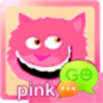 Logo of GO SMS Pro Pink Cat Theme android Application 